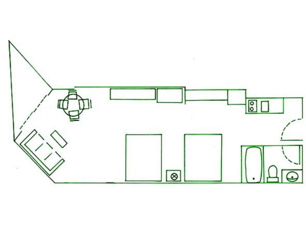 King Room with 2 King Beds & Sleep Sofa - Partial Ocean View interior