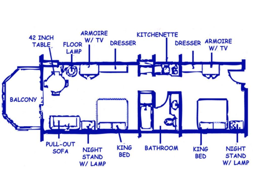 King Suite with Sofa Bed - City View interior